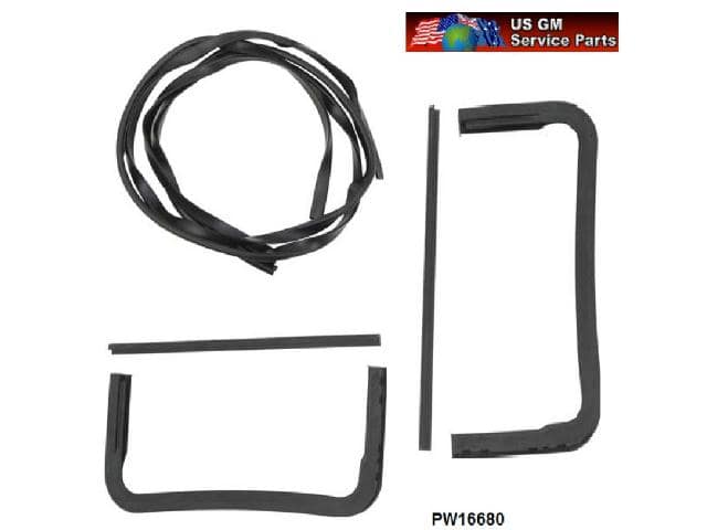 55-57 Chev/Pont Vent Seal kits SEDAN Front Do